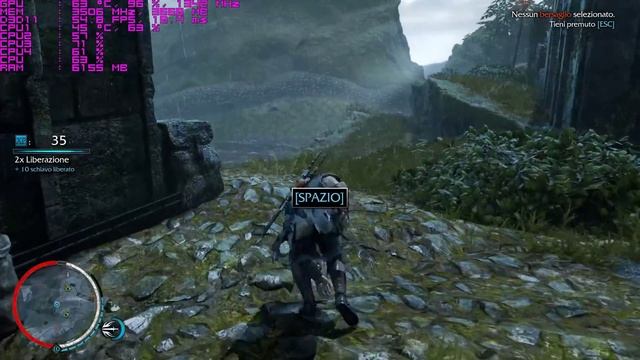 AMD A10 5800K + GTX 970 Middle Earth Shadow of Mordor 1080p ultra. смотреть онлайн