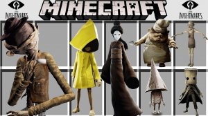 МОД на всех монстров МАЛЕНЬКИЕ КОШМАРЫ в майнкрафт ! ALL BOSSES LITTLE NIGHTMARES SCP MINECRAFT