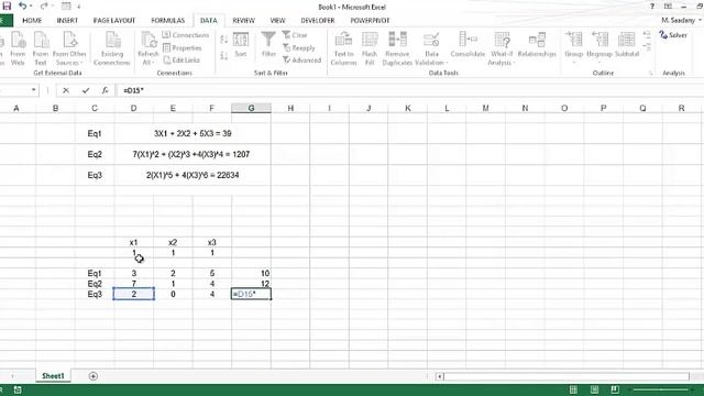Solve Complex Equations Using Excel (Solver Function) смотреть онлайн