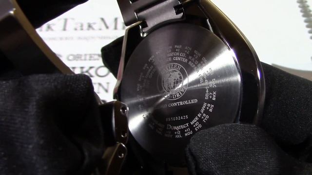 Обзор японских часов Citizen Attesa CB3010-57L / Citizen Eco-drive World radio receprion смотреть онлайн