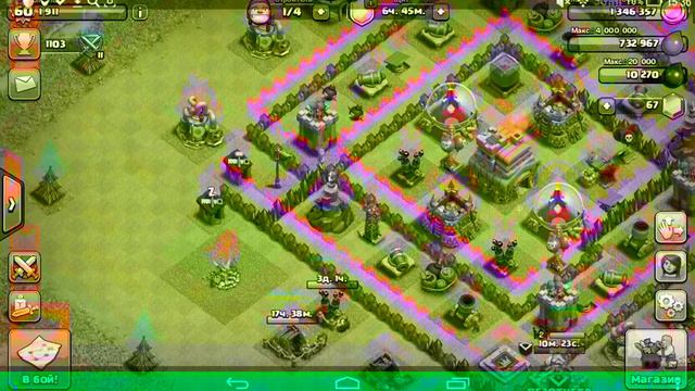 Как надо скидывать заклинания (молнии)Clash Of Clans смотреть онлайн