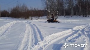 Снегоход тикси с длинной гусянкой