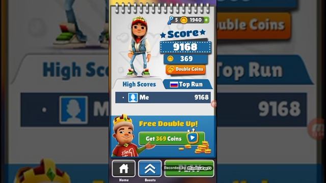 Играю в безумную игру Subway Surf с друзьями смотреть онлайн