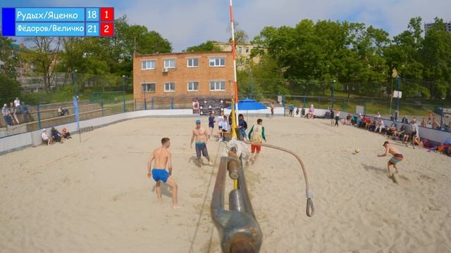 Volleyball Full Game#43 Турнир по пляжному волейболу Игра за 1-ое место, мужчины (4К)