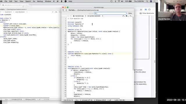 Lesson 19 part 2: templates, exceptions смотреть онлайн