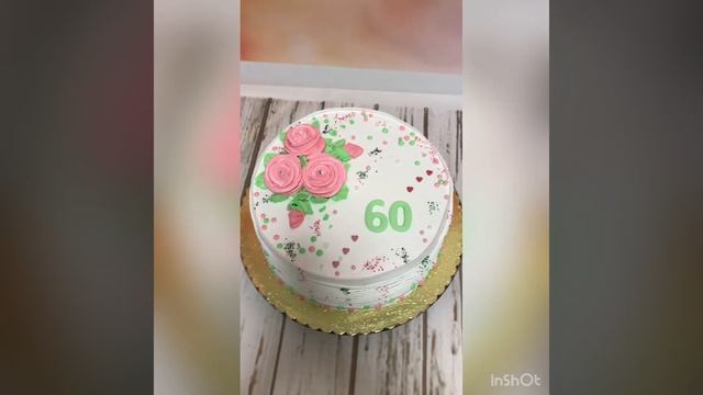 Торт с Юбилеем 60 лет женщине!!!????????? смотреть онлайн