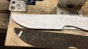 Нож из быстрореза (11р3ам3ф2) своими руками.Часть 1я.