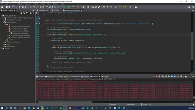 20 Login and Register with Java Server PagesJSP & Servelets Protectiong and Restricting access to смотреть онлайн