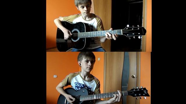 Three Days Grace - I Hate Everything About You (dual guitar cover) смотреть онлайн