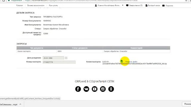 Загрузка паспорта в личный кабинет смотреть онлайн