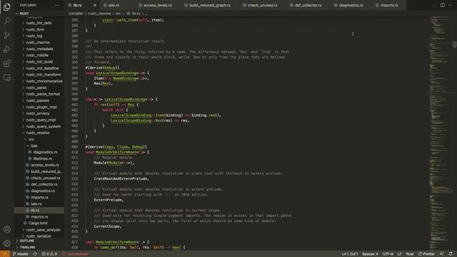 Petrochenkov reviews the name resolution code смотреть онлайн