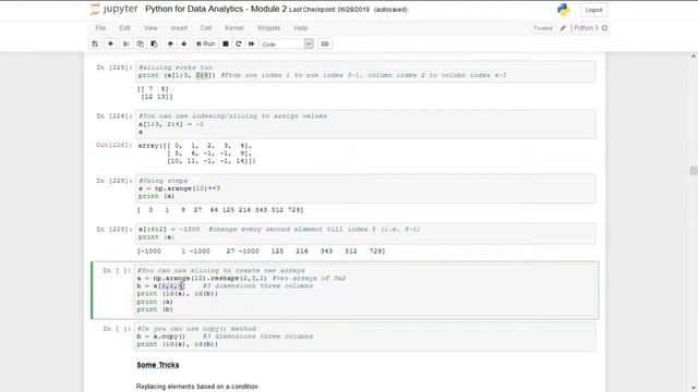 Python for Data Analytics - Session 07 - numpy and pandas смотреть онлайн