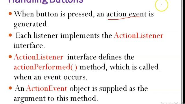 AWT controls Buttons and Label смотреть онлайн
