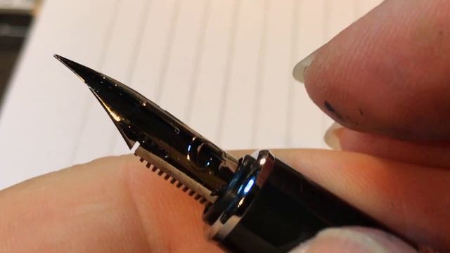 Jinhao 159 Fountain Pen with a Zebra G Flex Nib: Installation and Writing Samples смотреть онлайн