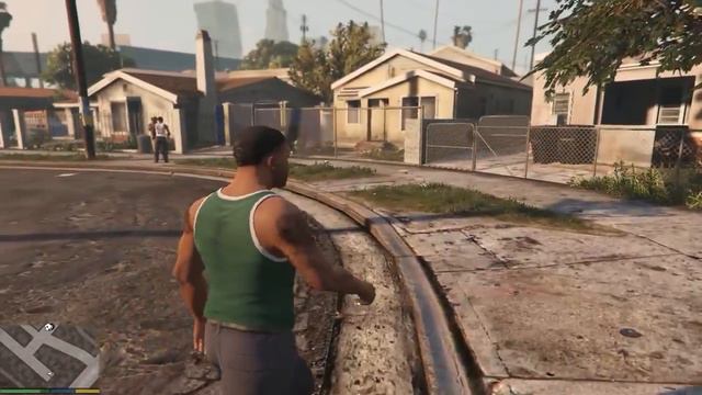 GTA 5 - Ищем СИДЖЕЯ на Грув Стрит [Поиски Сиджея - CJ] смотреть онлайн