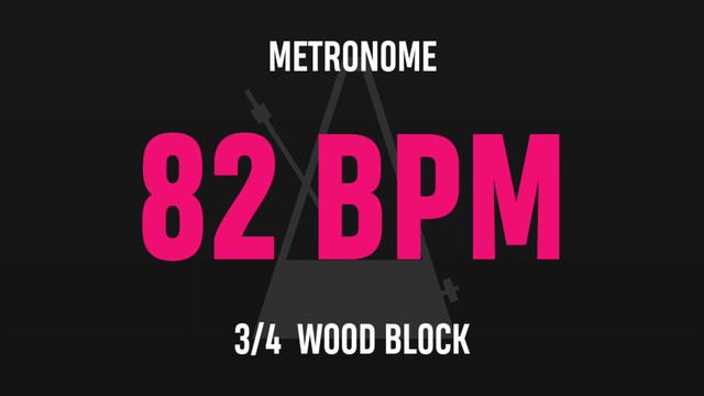82 BPM 3/4 - Best Metronome (Sound : Wood block) смотреть онлайн