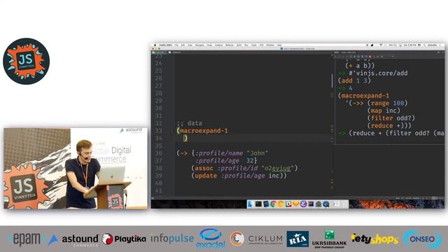 Clojure - Modern Lisp - Roman Liutikov (VinnytsiaJS 2018) смотреть онлайн