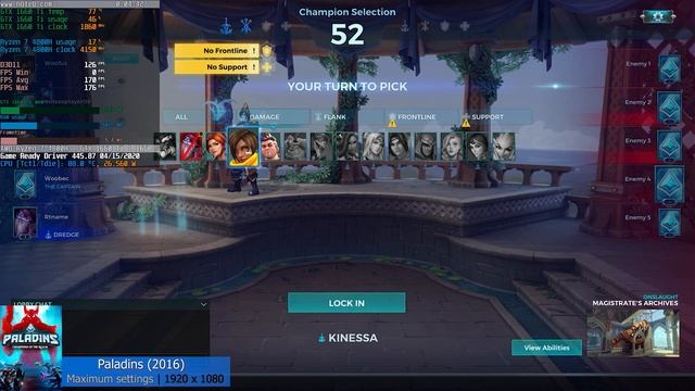ASUS TUF A15 FA506 - Paladins benchmark test (AMD Ryzen 7 4800H, GTX 1660 Ti) смотреть онлайн