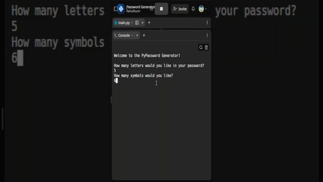 Password Generator project | Python Project | #codingrah #100DaysOfCode #python #100daysofpython смотреть онлайн