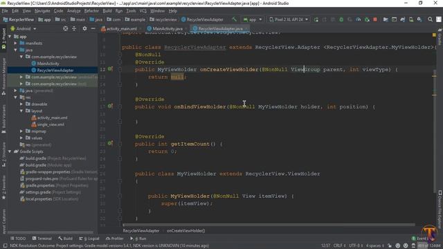 Android tutorial - 21 - How to Create Recyclerview | Linear Layout Recyclerview смотреть онлайн