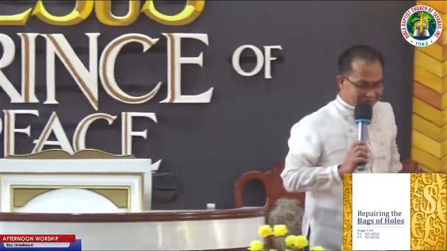 Repairing the Bags of Holes | Speaker: Ptr. Paolo Malabanan | Sunday Afternoon Worship | 12-4-2022 смотреть онлайн