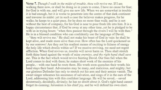 Psalm 138 - Exposition on Verse 7 смотреть онлайн