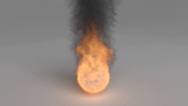 blender fire+smoke simulation test 1 смотреть онлайн