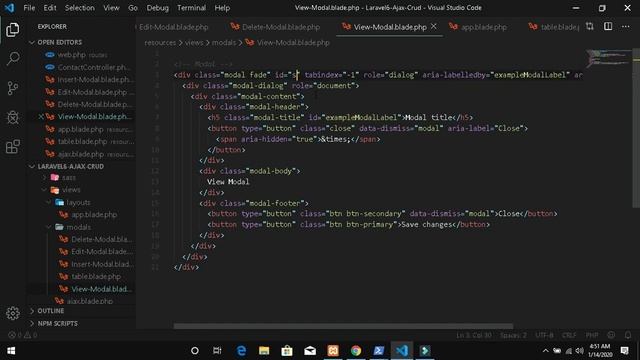? Laravel 6 Ajax Crud with No Page Reload ( with Source Code ) Part 6 DELETE & SHOW DATA смотреть онлайн