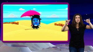 ASL Language ⭐️ Umbrella with Sign Language translator! ⭐️ Cute cover by The Moonies Official