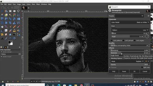 Gimp Newsprint Filter смотреть онлайн