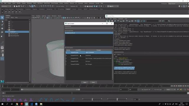 Введение в курс программирования в Autodesk Maya с Романом Володиным. смотреть онлайн