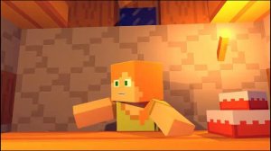 Смешной мультик про Майнкрафт,Алекс и Стив