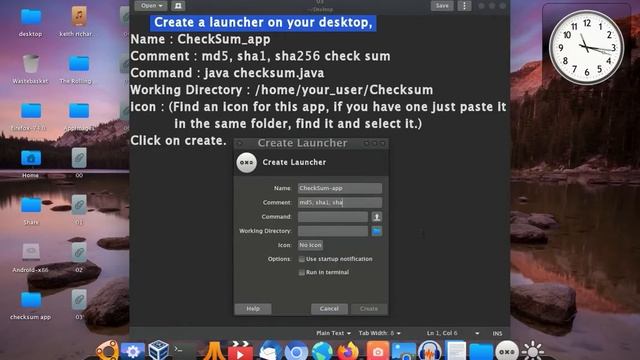 How to create a linux app with a java code on xfce desktop environment. смотреть онлайн