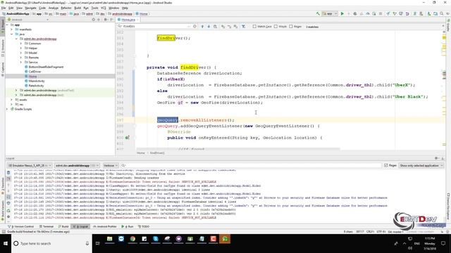 Android Uber Clone - Part 36 Fix No Driver Near You error смотреть онлайн