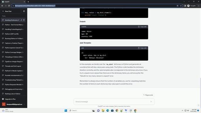 Python Jade iteration of a dictionary ValueError too many values to unpack смотреть онлайн
