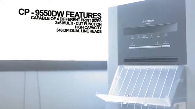 Mitsubishi CP-9550DW Dye Sublimation Photo Booth Printer Overview смотреть онлайн