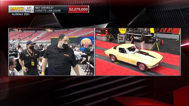 1967 Chevrolet Corvette L88 Coupe Hammers For $2.45 Million // Mecum Glendale 2021