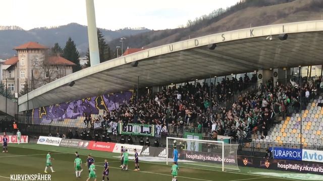 ULTRAS AND FANS: TROUBLES & PYRO AT SLOVENSKI DERBI | NK Maribor - Olimpija Ljubljana смотреть онлайн