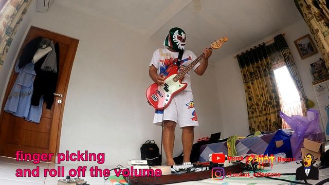 Sehat Effectors Kijing Fuzz with Fender Mustang PJ Bass Red смотреть онлайн