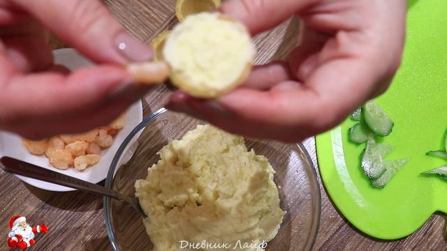 НОВОГОДНЕЕ МЕНЮ: Вкусные закусочные тарталетки! смотреть онлайн