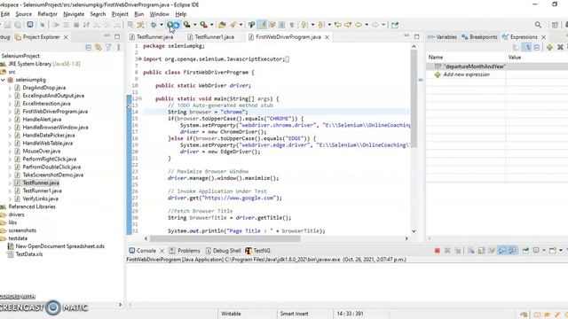 How to use JavascriptExecutor with Selenium WebDriver? | Part 2 смотреть онлайн