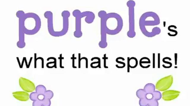 color P-U-R-P-L-E purple song - Kindergarten смотреть онлайн