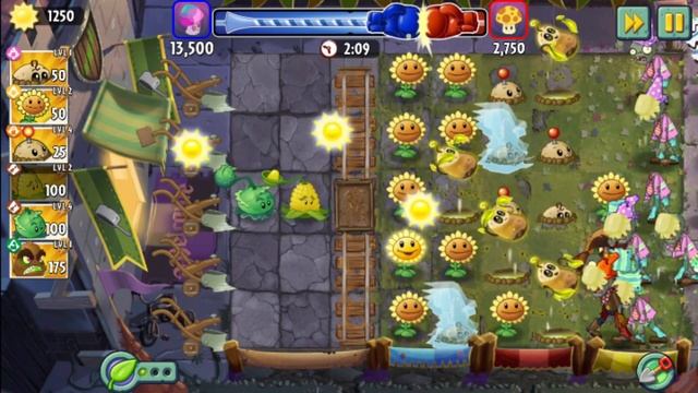 Plants vs Zombies 2 Arena Battle Garden Variety Champion смотреть онлайн