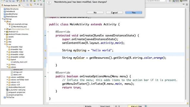 Fall 13 Android Application Development - Lecture 5 смотреть онлайн
