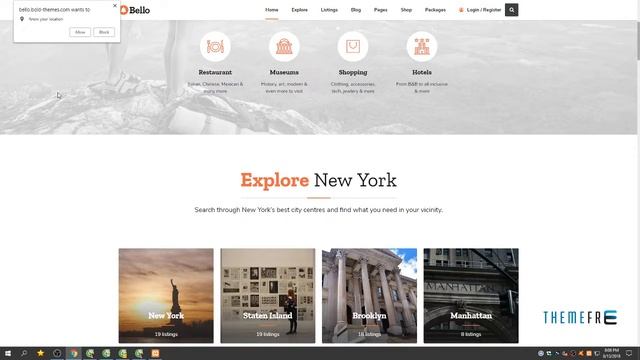 Bello - Directory and Listing WordPress Theme Quintilian Garet смотреть онлайн