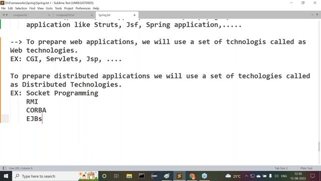 Java Frameworks Package tutorials || Session - 2 || by Mr. Nagoor Babu On 15-08-2022 @11:30AM IST смотреть онлайн