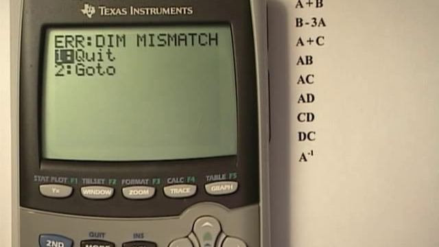 Matrix Operations on the TI-84 смотреть онлайн
