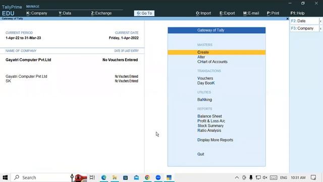 How to Enable Feature in our Company | Tally Prime | GIT Education смотреть онлайн