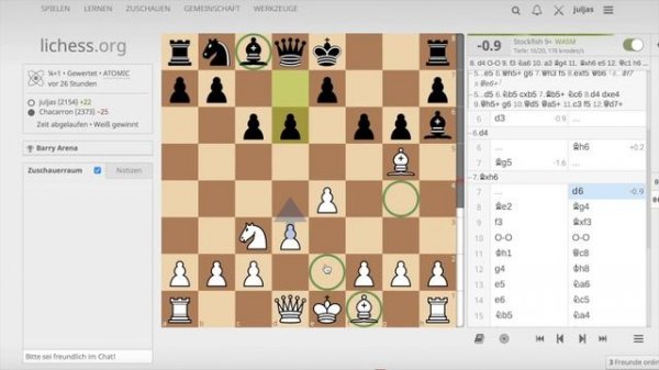 How 2 get better at Atomic Chess! Tutorial Top 50 Lichess Atomic Player