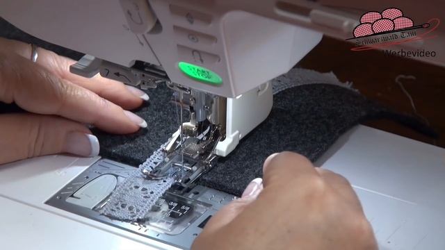 Hasentäschchen aus Schurwoll - Filz | Elna 680 + смотреть онлайн